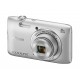 Nikon S3600 Coolpix Digital Camera 20 MP + Case +  Memory Card 4 GB - Silver
